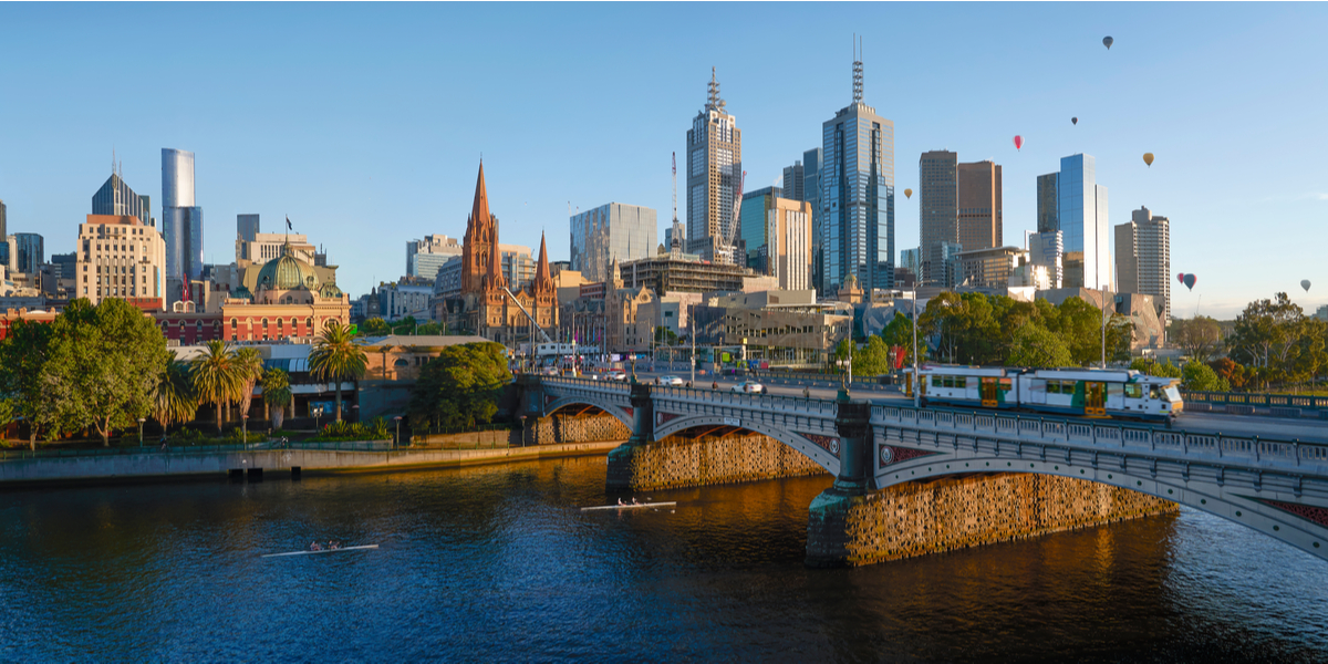 Melbourne city landscape