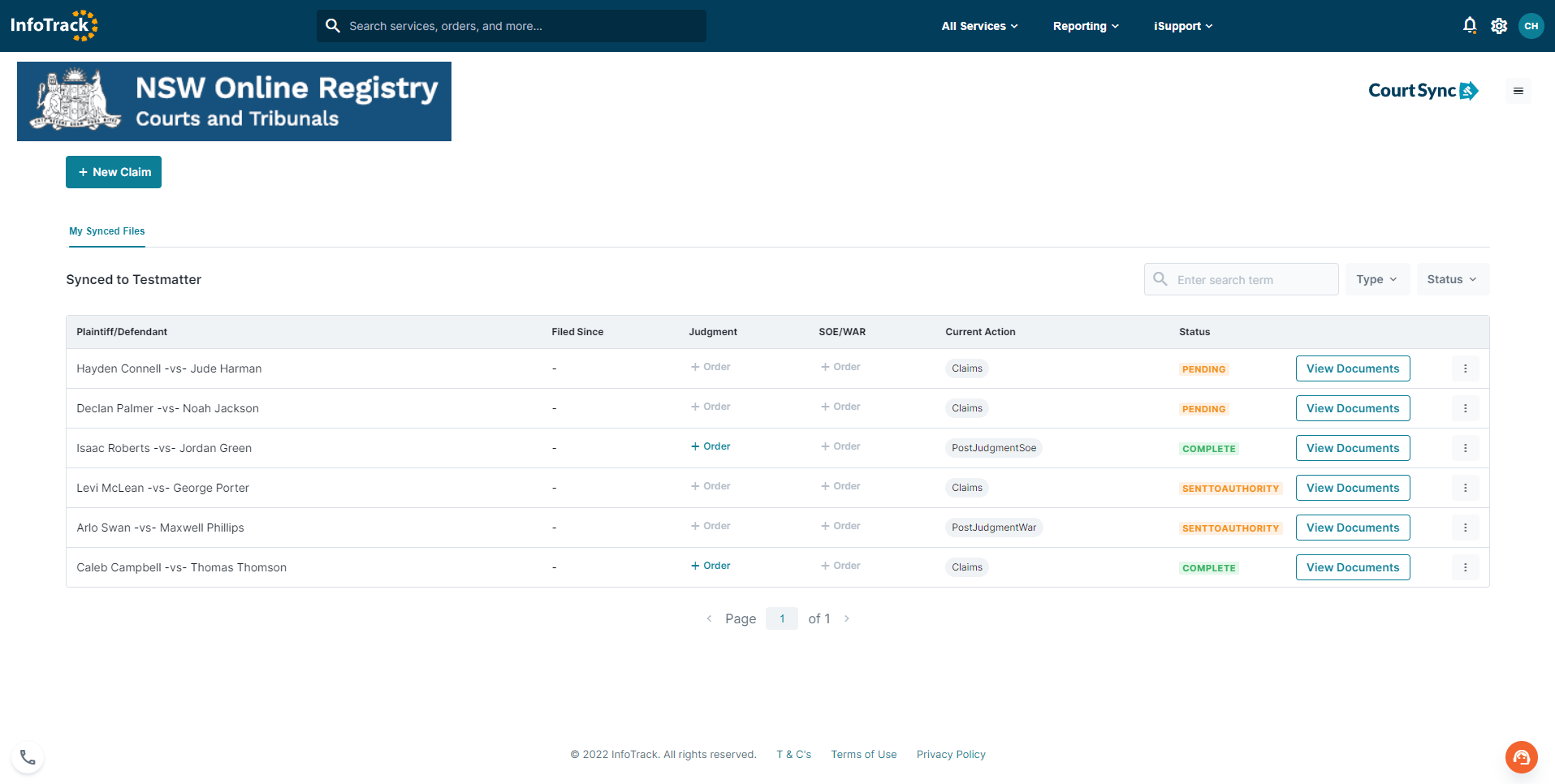 NEW Court Filings NSW screenshot 1-min