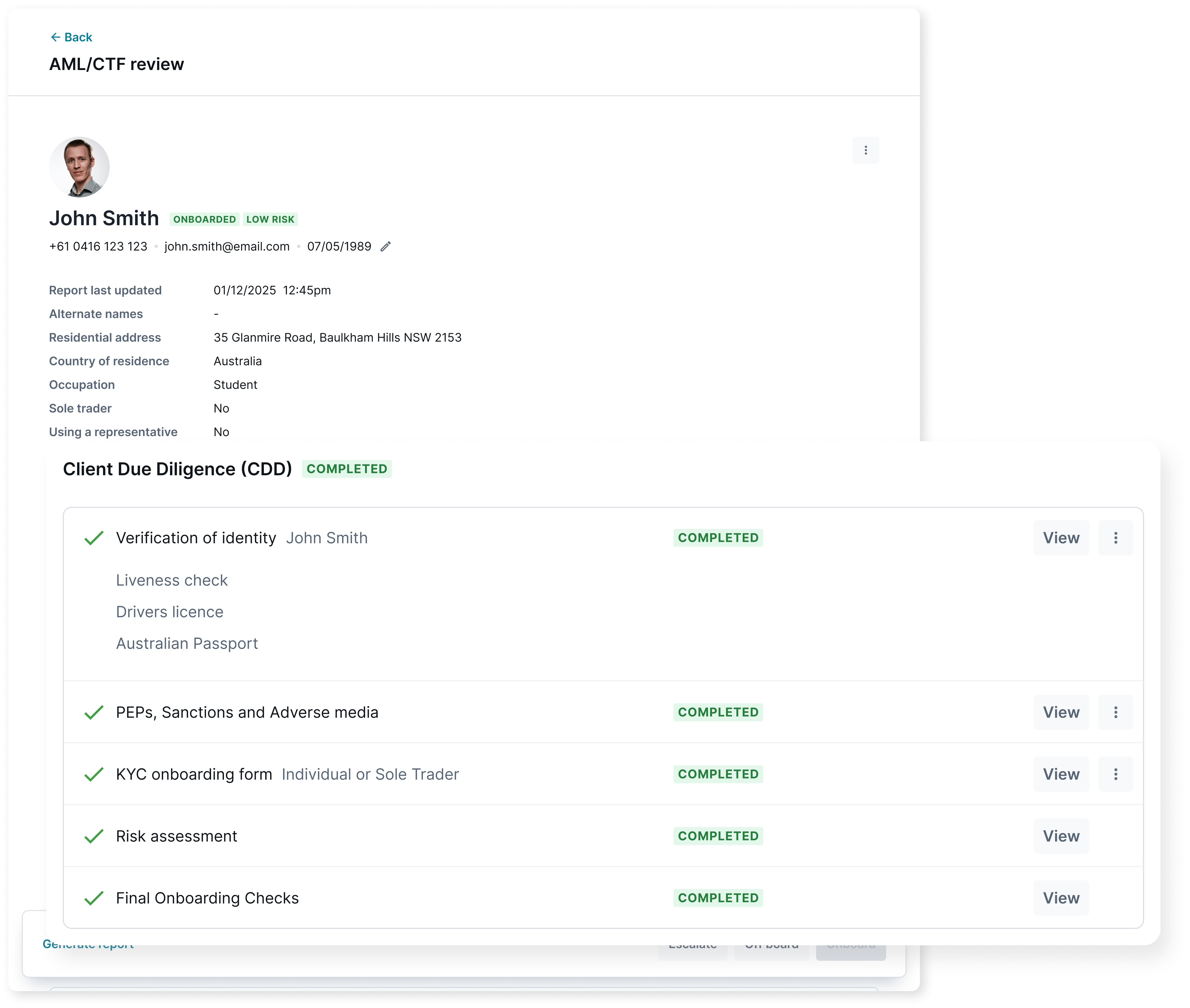 AML/CTF Onboard your customers