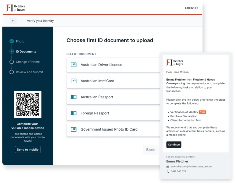 Client Portal - InfoTrack