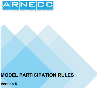 ARNECC's Model Participation Rules Version