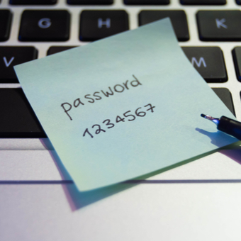 Password on paper